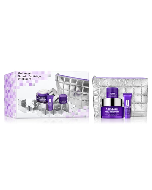 Get Smart Skincare Set, Ένα προηγμένο σύστημα αντιγήρανσης 3 προϊόντων για πιο νεανική επιδερμίδα.